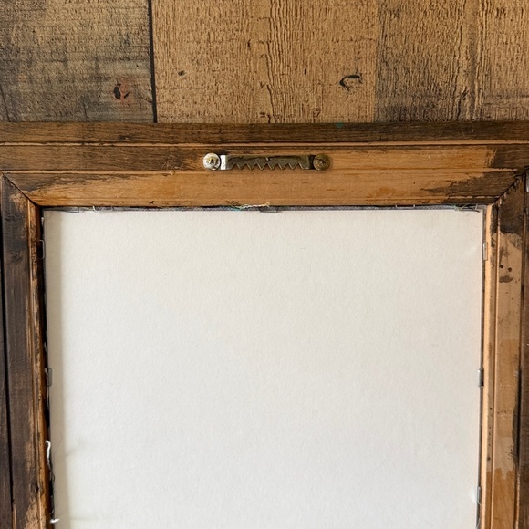 Green Framed Bird Tapestry Embroidery Art - Picture 7 of 7